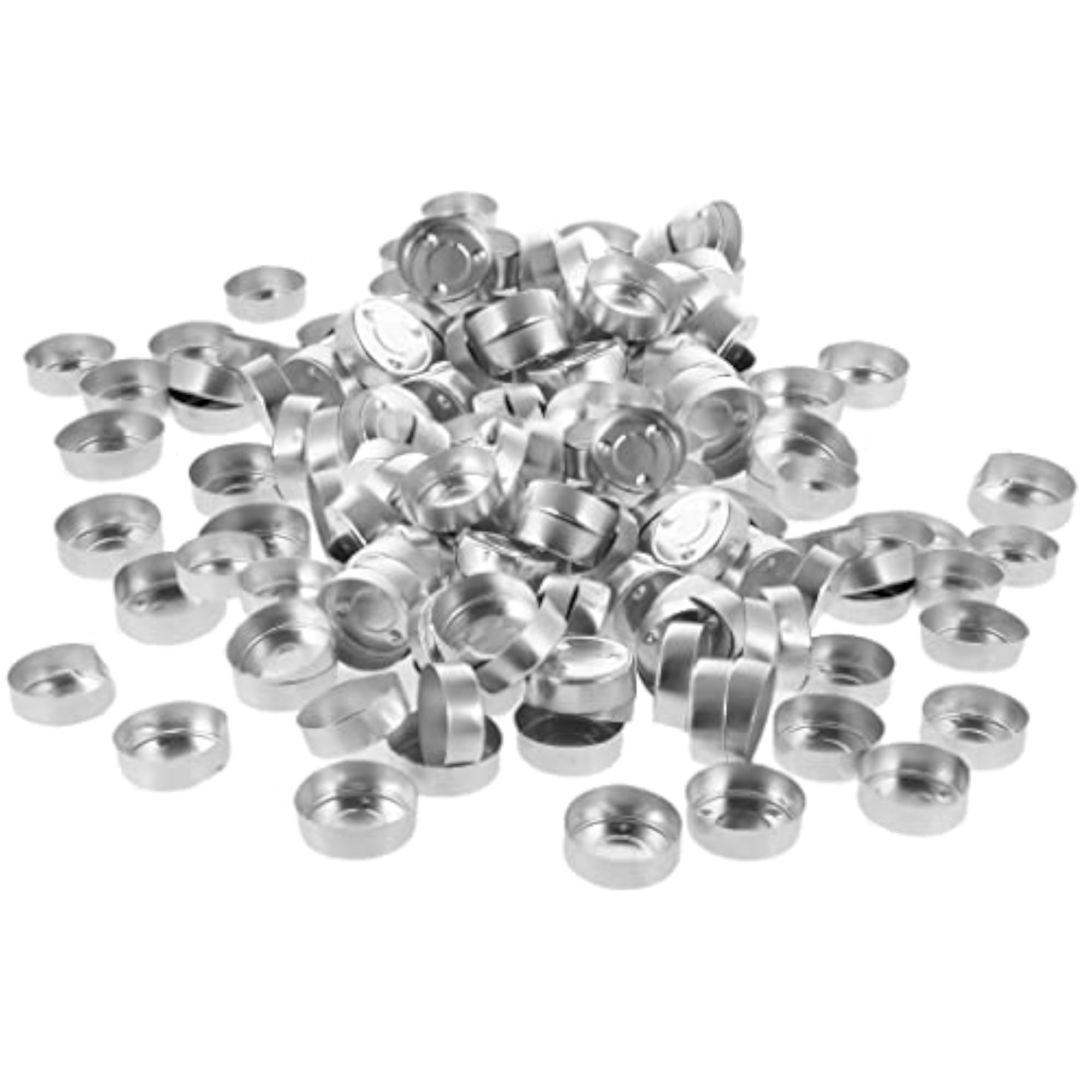 200 Pieces Empty Aluminum Tealight Cups